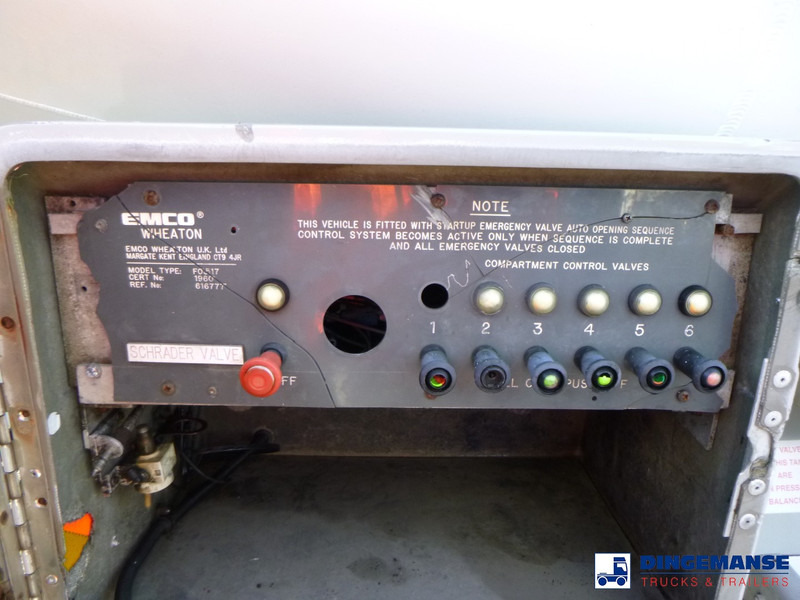 Tanktrailer Crane Fruehauf Fuel tank alu 40.4 m3 / 6 comp: bild 9