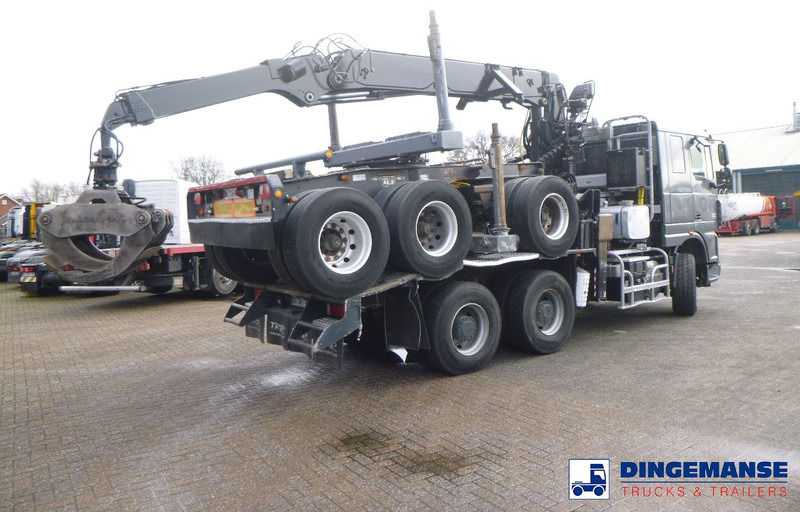 DAF XF 105.510 6x4 + Loglift F281S83 crane / timber truck + dolly - Kranbil: bild 4 DAF XF 105.510 6x4 + Loglift F281S83 crane / timber truck + dolly - Kranbil: bild 4