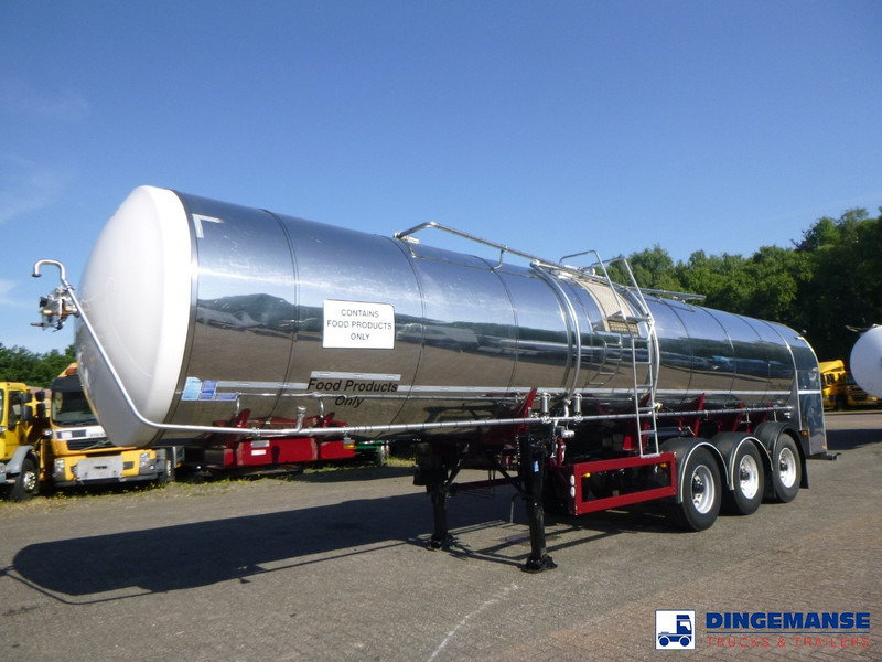 Feldbinder Food tank inox 30 m3 / 1 comp - Tanktrailer: bild 1 Feldbinder Food tank inox 30 m3 / 1 comp - Tanktrailer: bild 1