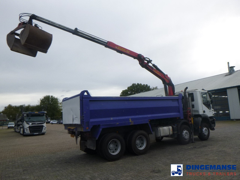 Iveco AD340T36 8x4 RHD tipper + Palfinger E120 plus + grapple - Kranbil: bild 4 Iveco AD340T36 8x4 RHD tipper + Palfinger E120 plus + grapple - Kranbil: bild 4