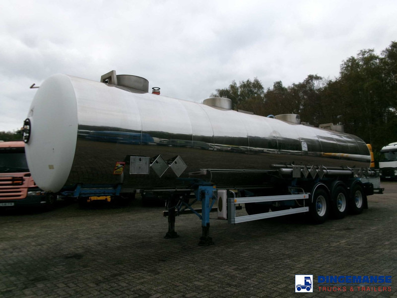 Magyar Chemical tank inox L4BH 33.5 m3 / 3 comp - Tanktrailer: bild 1 Magyar Chemical tank inox L4BH 33.5 m3 / 3 comp - Tanktrailer: bild 1