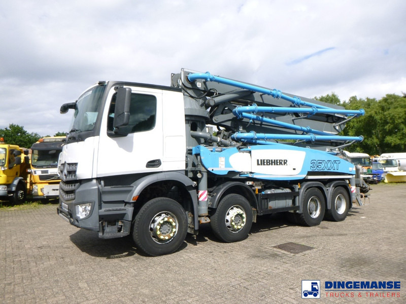 Mercedes-Benz Arocs 8x4 Liebherr 35 XXT concrete pump 35 m - Betongpump: bild 1 Mercedes-Benz Arocs 8x4 Liebherr 35 XXT concrete pump 35 m - Betongpump: bild 1