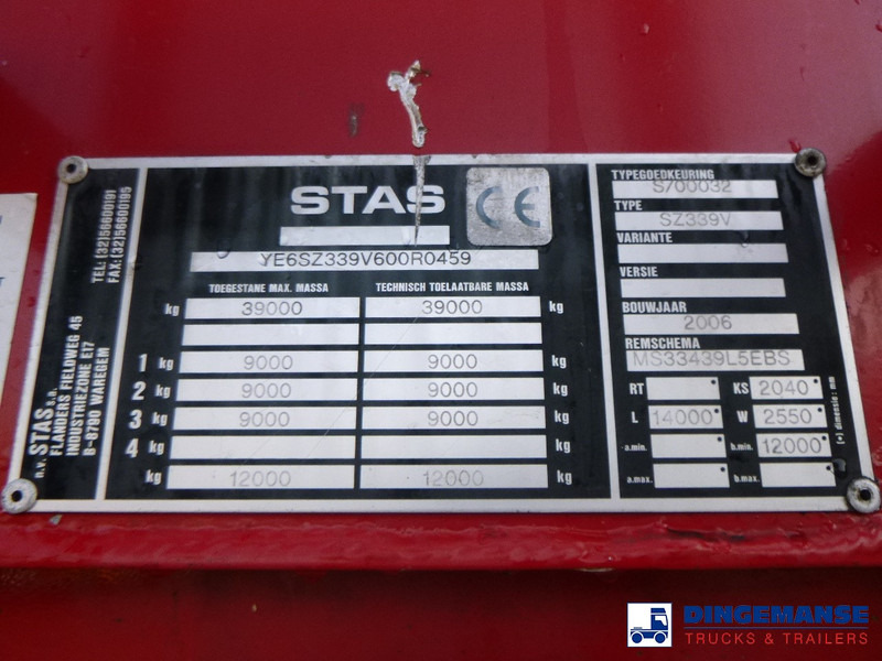 Leasa Stas Walking floor trailer alu 90 m3 Stas Walking floor trailer alu 90 m3: bild 18