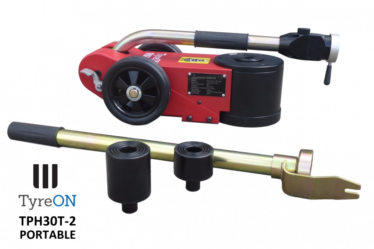 TPH30T-2M Air hydraulic jack 30 Tons - Minimum height 15 cm - portable (24 kg) - Garage & Verkstadsutrustning: bild 2 TPH30T-2M Air hydraulic jack 30 Tons - Minimum height 15 cm - portable (24 kg) - Garage & Verkstadsutrustning: bild 2