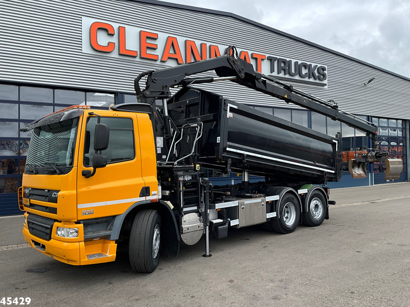 DAF FAN 75 CF 360 Hiab 12 Tonmeter laadkraan + Kipper 15m³ Just 177.993 km! - Tippbil lastbil, Kranbil: bild 1 DAF FAN 75 CF 360 Hiab 12 Tonmeter laadkraan + Kipper 15m³ Just 177.993 km! - Tippbil lastbil, Kranbil: bild 1