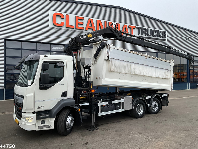 DAF FAN LF 220 Euro 6 Hiab 11 Tonmeter laadkraan Just 166.649 Km! - Tippbil lastbil, Kranbil: bild 1 DAF FAN LF 220 Euro 6 Hiab 11 Tonmeter laadkraan Just 166.649 Km! - Tippbil lastbil, Kranbil: bild 1
