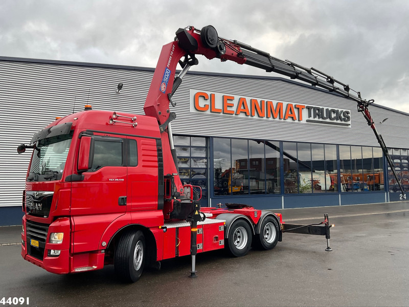 MAN TGX 28.510 HMF 50 Tonmeter laadkraan + Fly-Jib - Dragbil: bild 1 MAN TGX 28.510 HMF 50 Tonmeter laadkraan + Fly-Jib - Dragbil: bild 1