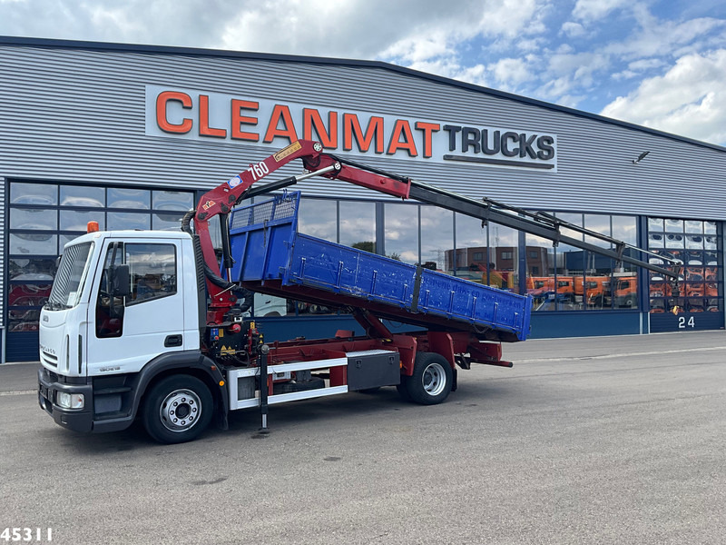 Iveco Eurocargo ML130E18 HMF 7 Tonmeter laadkraan Just 124.705 km! - Tippbil lastbil, Kranbil: bild 1 Iveco Eurocargo ML130E18 HMF 7 Tonmeter laadkraan Just 124.705 km! - Tippbil lastbil, Kranbil: bild 1