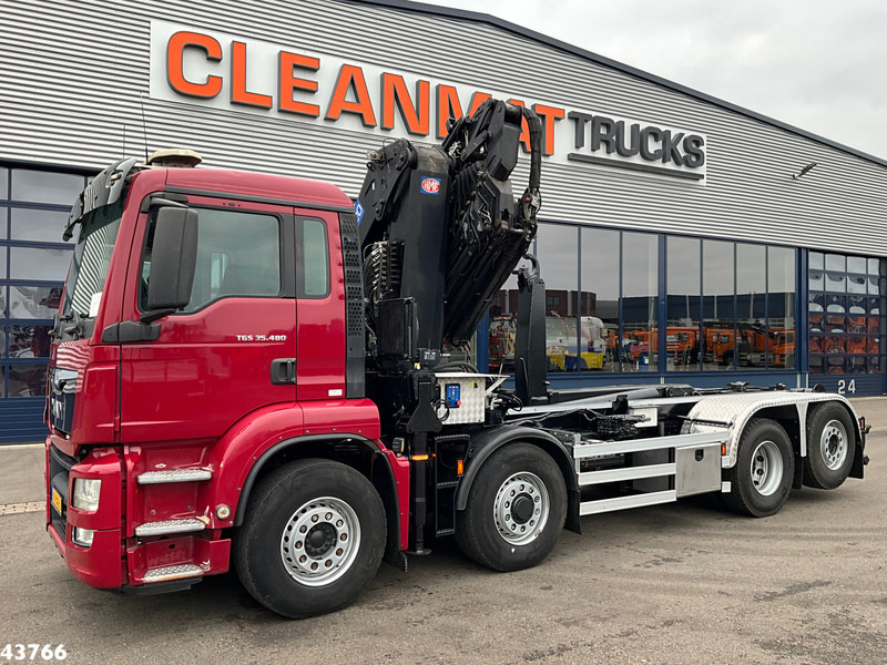 MAN TGS 35.480 8x4H Euro 6 HMF 40 Tonmeter laadkraan + Fly-Jib - Lastväxlare lastbil, Kranbil: bild 2 MAN TGS 35.480 8x4H Euro 6 HMF 40 Tonmeter laadkraan + Fly-Jib - Lastväxlare lastbil, Kranbil: bild 2