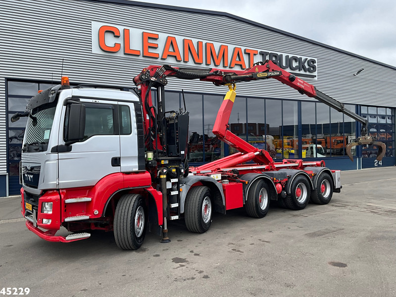MAN TGS 41.440 10x4 Euro 6 Palfinger 17 Tonmeter Z-kraan - Lastväxlare lastbil, Kranbil: bild 1 MAN TGS 41.440 10x4 Euro 6 Palfinger 17 Tonmeter Z-kraan - Lastväxlare lastbil, Kranbil: bild 1