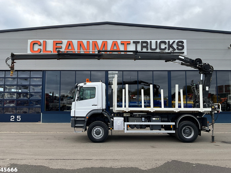 Mercedes-Benz AXOR 1929 4x4 VDL 14 Ton haakarmsysteem + Laadplateau met Hiab 14 Tonmeter laadkraan - Kranbil: bild 1 Mercedes-Benz AXOR 1929 4x4 VDL 14 Ton haakarmsysteem + Laadplateau met Hiab 14 Tonmeter laadkraan - Kranbil: bild 1