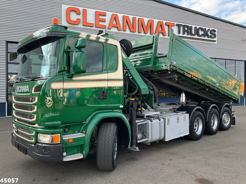 Scania G 490 8x4 Euro 6 Hiab 24 Tonmeter laadkraan - Tippbil lastbil, Kranbil: bild 3 Scania G 490 8x4 Euro 6 Hiab 24 Tonmeter laadkraan - Tippbil lastbil, Kranbil: bild 3