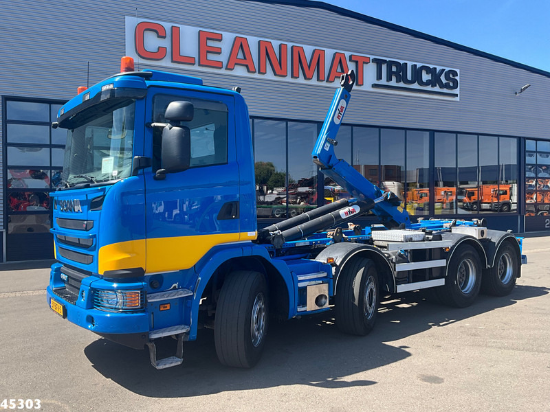 Scania G490 8x4 Euro 6 Hyva 30 Ton haakarmsysteem - Lastväxlare lastbil: bild 1 Scania G490 8x4 Euro 6 Hyva 30 Ton haakarmsysteem - Lastväxlare lastbil: bild 1