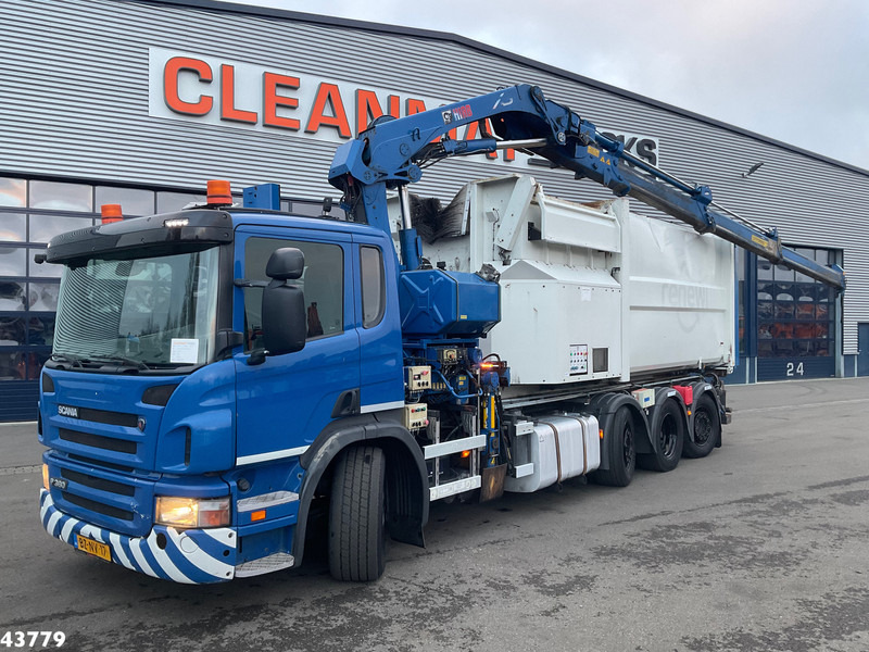 Scania P 360 8x2 Hiab 21 Tonmeter laadkraan - Lastväxlare lastbil, Kranbil: bild 1 Scania P 360 8x2 Hiab 21 Tonmeter laadkraan - Lastväxlare lastbil, Kranbil: bild 1