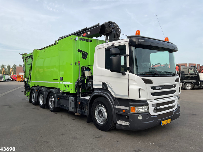 Scania P 360 Faun 18m³ + Hiab crane + Underground Container Washing Installation - Sopbil: bild 3 Scania P 360 Faun 18m³ + Hiab crane + Underground Container Washing Installation - Sopbil: bild 3