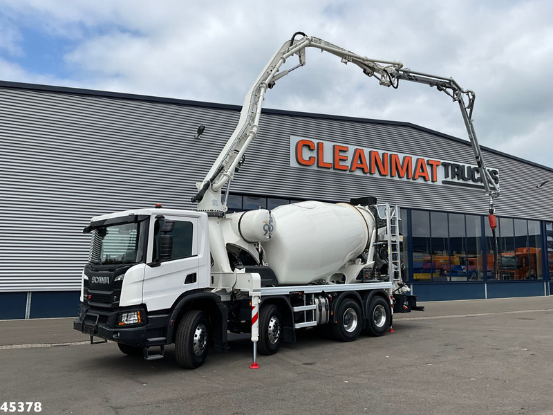 Scania P 450 XT 8x4 Euro 6 Retarder CIFA 7m³ Mixer + Pumi Pump 25 m³ NEW AND UNUSED! - Betongpump: bild 1 Scania P 450 XT 8x4 Euro 6 Retarder CIFA 7m³ Mixer + Pumi Pump 25 m³ NEW AND UNUSED! - Betongpump: bild 1