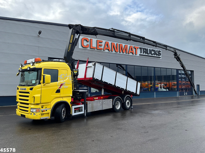 Scania R 380 Palfinger 29 Tonmeter laadkraan + Fly-Jib - Tippbil lastbil, Kranbil: bild 1 Scania R 380 Palfinger 29 Tonmeter laadkraan + Fly-Jib - Tippbil lastbil, Kranbil: bild 1