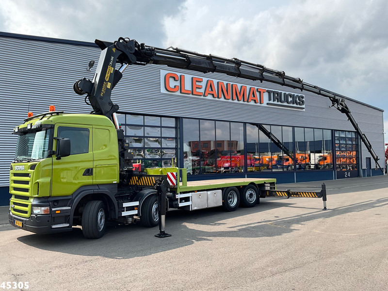 Scania R 420 8x2 manual Palfinger 85 Tonmeter laadkraan + Fly-Jib - Kranbil: bild 1 Scania R 420 8x2 manual Palfinger 85 Tonmeter laadkraan + Fly-Jib - Kranbil: bild 1