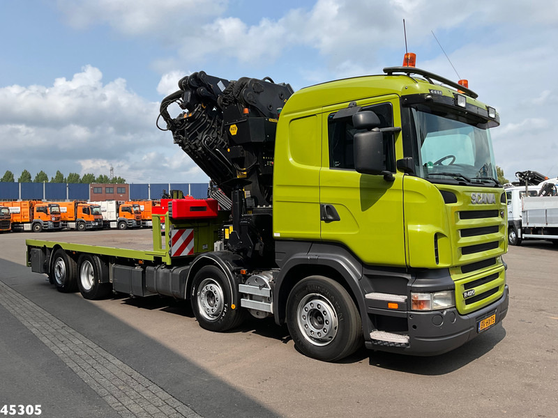 Scania R 420 8x2 manual Palfinger 85 Tonmeter laadkraan + Fly-Jib - Kranbil: bild 4 Scania R 420 8x2 manual Palfinger 85 Tonmeter laadkraan + Fly-Jib - Kranbil: bild 4