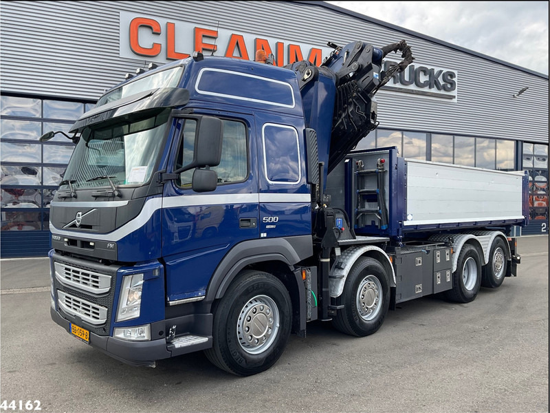 Volvo FM 500 Euro 6 HMF 50 Tonmeter laadkraan + Fly-Jib - Tippbil lastbil, Kranbil: bild 4 Volvo FM 500 Euro 6 HMF 50 Tonmeter laadkraan + Fly-Jib - Tippbil lastbil, Kranbil: bild 4