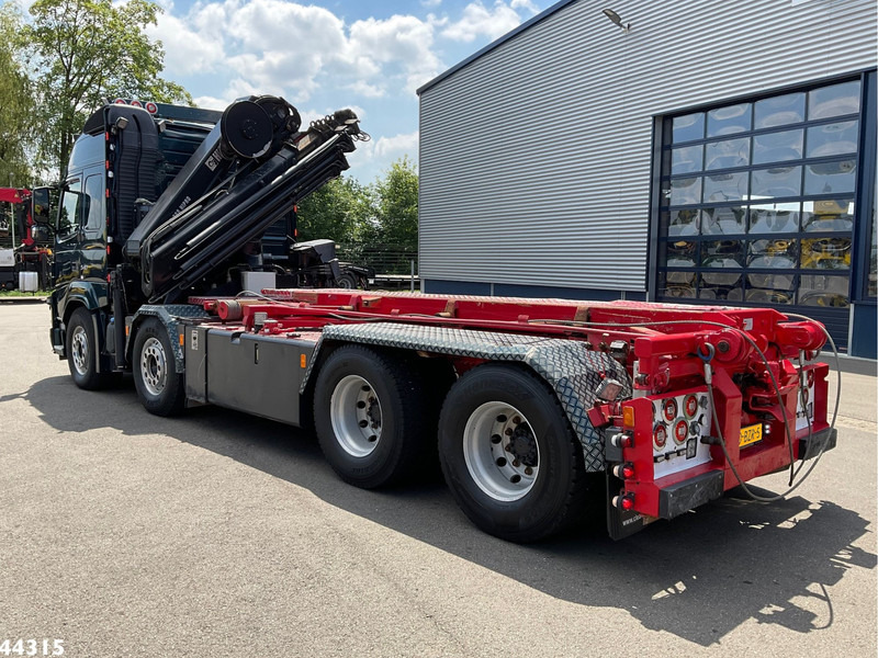 Lastbil med kabelsystem, Kranbil Volvo FMX 540 8x4 Euro 6 Hiab 28 Tonmeter laadkraan: bild 6