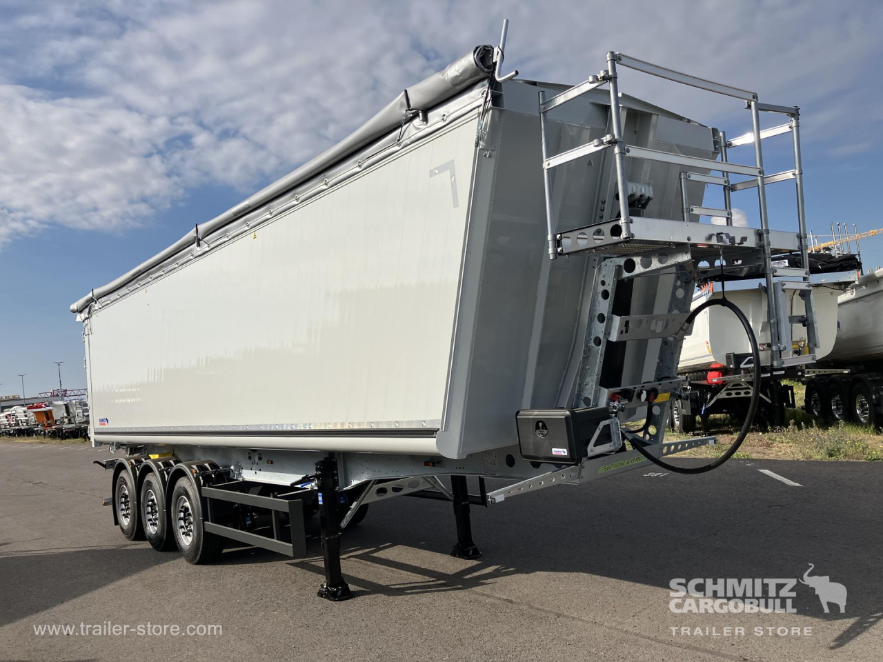 SCHMITZ Auflieger Kipper Alukastenmulde - Tippbil semitrailer: bild 1 SCHMITZ Auflieger Kipper Alukastenmulde - Tippbil semitrailer: bild 1