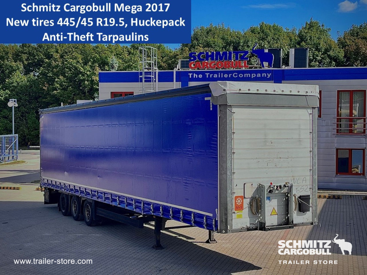 SCHMITZ Curtainsider Mega - Kapelltrailer: bild 1 SCHMITZ Curtainsider Mega - Kapelltrailer: bild 1