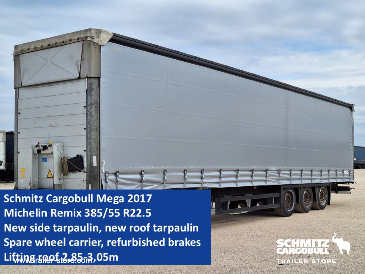 SCHMITZ Curtainsider Mega - Kapelltrailer: bild 1 SCHMITZ Curtainsider Mega - Kapelltrailer: bild 1