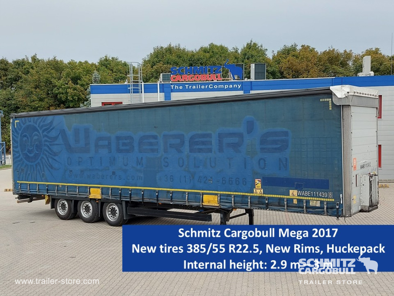 SCHMITZ Curtainsider Mega - Kapelltrailer: bild 1 SCHMITZ Curtainsider Mega - Kapelltrailer: bild 1