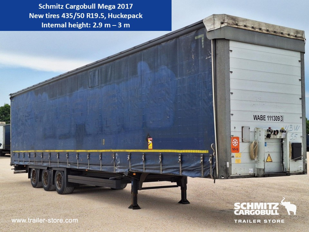 SCHMITZ Curtainsider Mega - Kapelltrailer: bild 1 SCHMITZ Curtainsider Mega - Kapelltrailer: bild 1