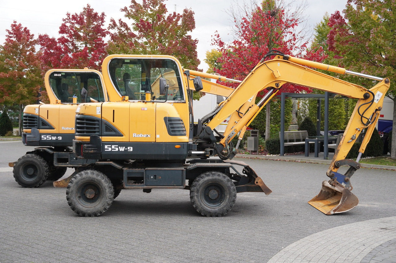 Hyundai Robex 55W-9 Wheeled Excavator 5.5t / 2 units - Grävmaskin på däck: bild 3 Hyundai Robex 55W-9 Wheeled Excavator 5.5t / 2 units - Grävmaskin på däck: bild 3
