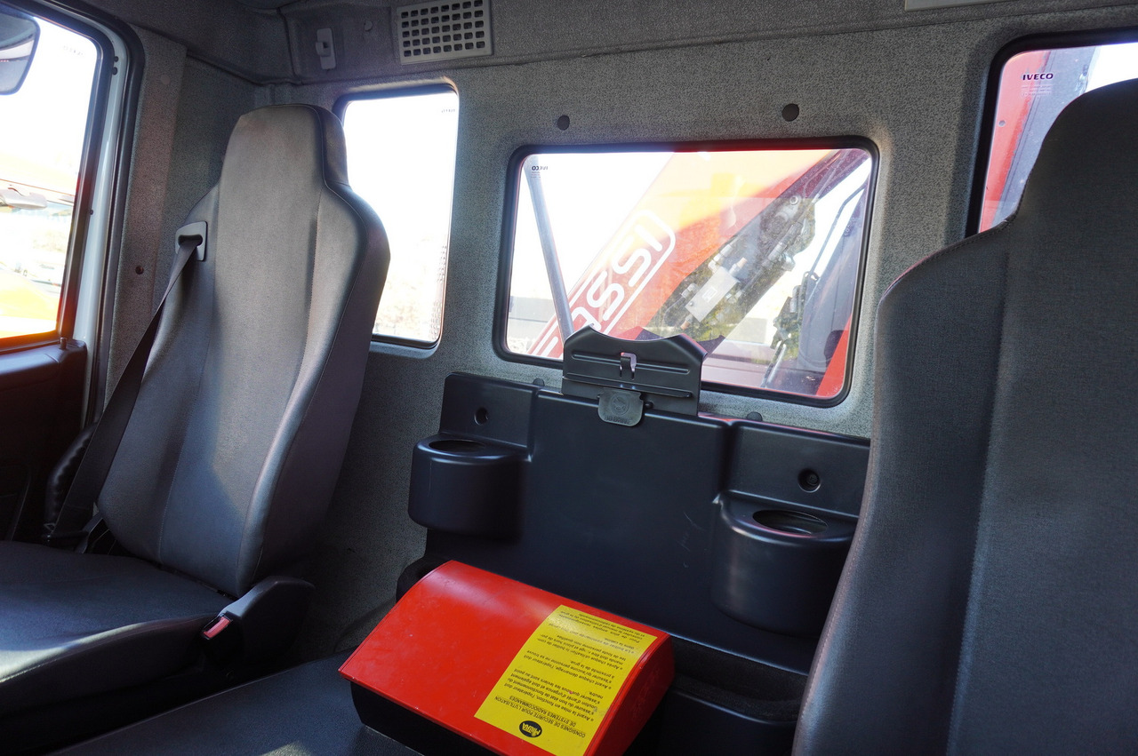 Flakbil, Kranbil IVECO Stralis 310 E6 / NEW 3-sided tipper / Fassi F135 crane with remote control: bild 18