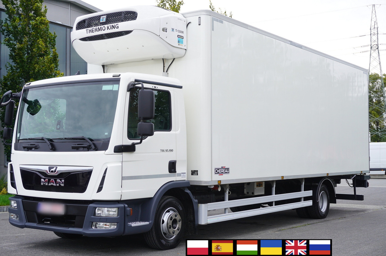 MAN TGL 12.190 / CHEREAU Refrigerator 18 PAL multitemperature / Thermoking T-1200R / 100,000 km - Kylbil lastbil: bild 1 MAN TGL 12.190 / CHEREAU Refrigerator 18 PAL multitemperature / Thermoking T-1200R / 100,000 km - Kylbil lastbil: bild 1