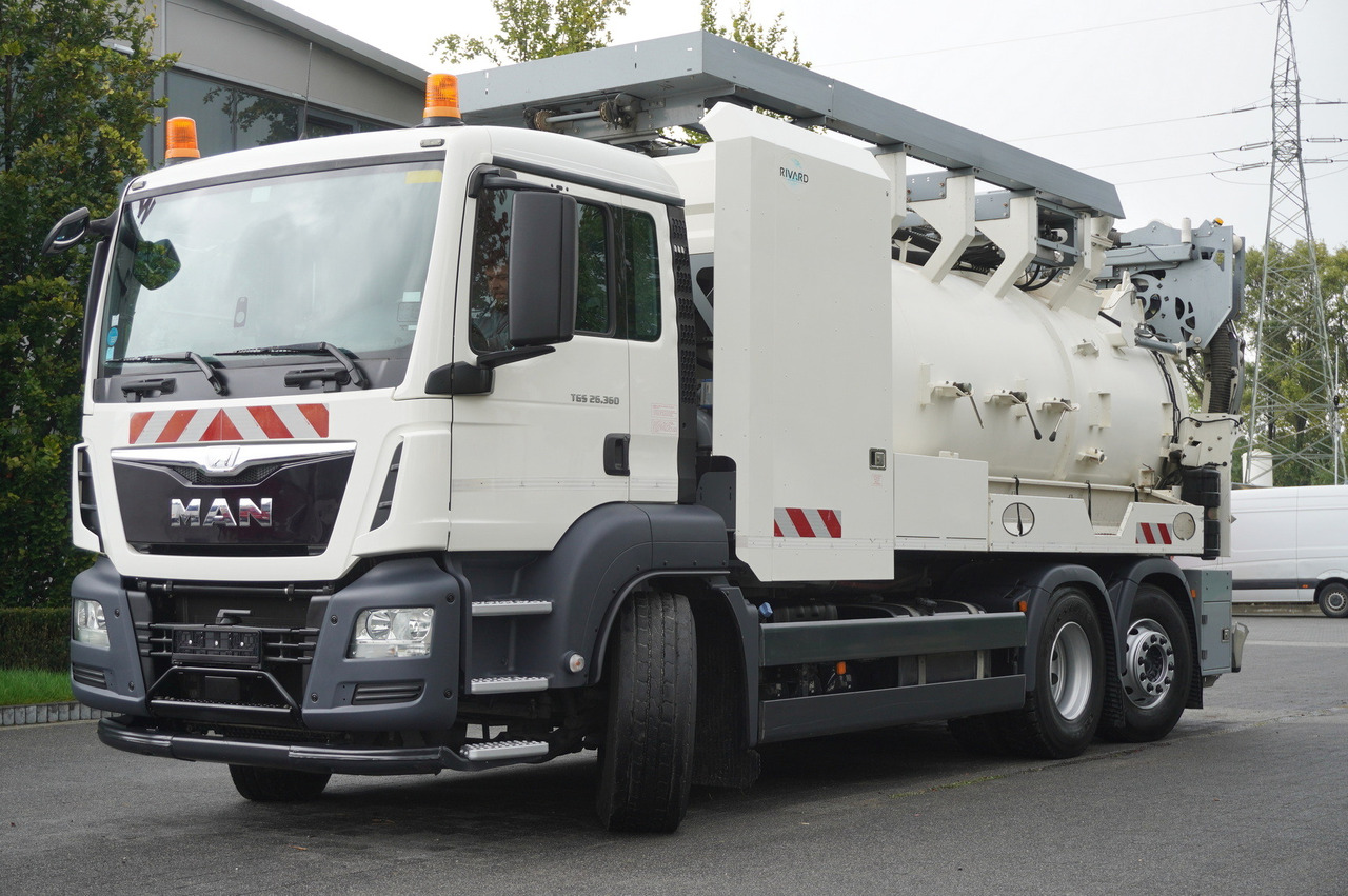 MAN TGS 26.360 E6 / RIVARD sewage cleaner 18 m3 / 90 tho. km / steering axle / 2 units - Sugbil: bild 2 MAN TGS 26.360 E6 / RIVARD sewage cleaner 18 m3 / 90 tho. km / steering axle / 2 units - Sugbil: bild 2