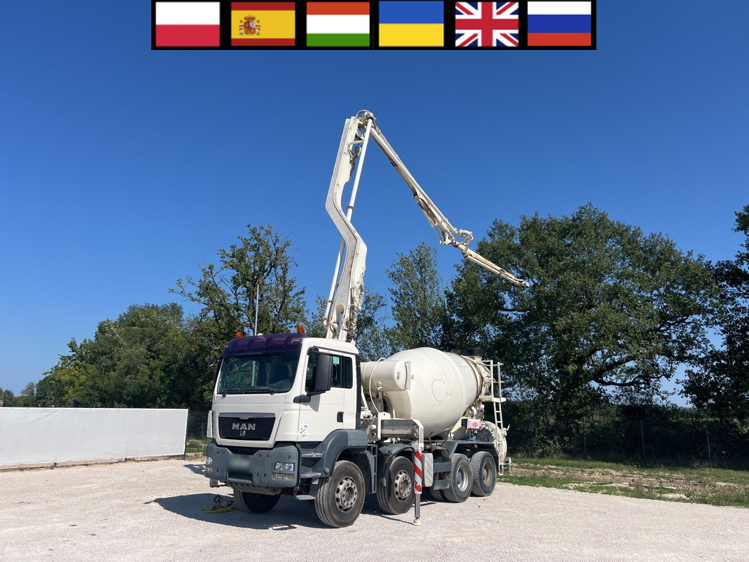 MAN TGS 32.400 8x4 Concrete Mixer Pump truck / 426 MTH !!! / 18 meters - Betongpump: bild 1 MAN TGS 32.400 8x4 Concrete Mixer Pump truck / 426 MTH !!! / 18 meters - Betongpump: bild 1