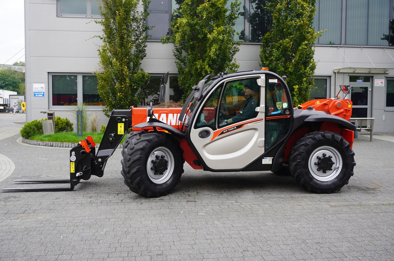 Teleskophjullastare MANITOU MT 730 H / 7 m reach / 3 t / height 190 cm / 2900 MTH! / Joystick: bild 24