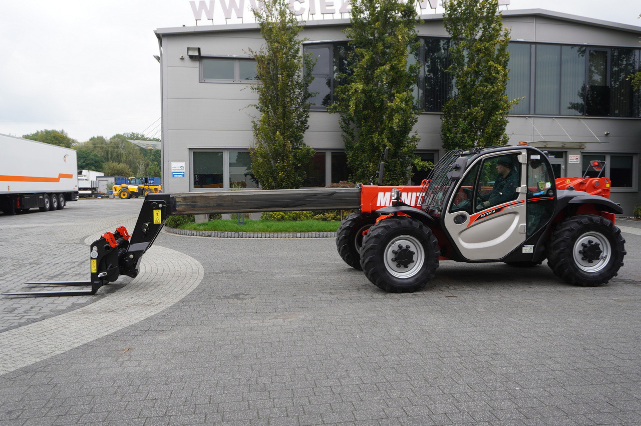 Teleskophjullastare MANITOU MT 730 H / 7 m reach / 3 t / height 190 cm / 2900 MTH! / Joystick: bild 13