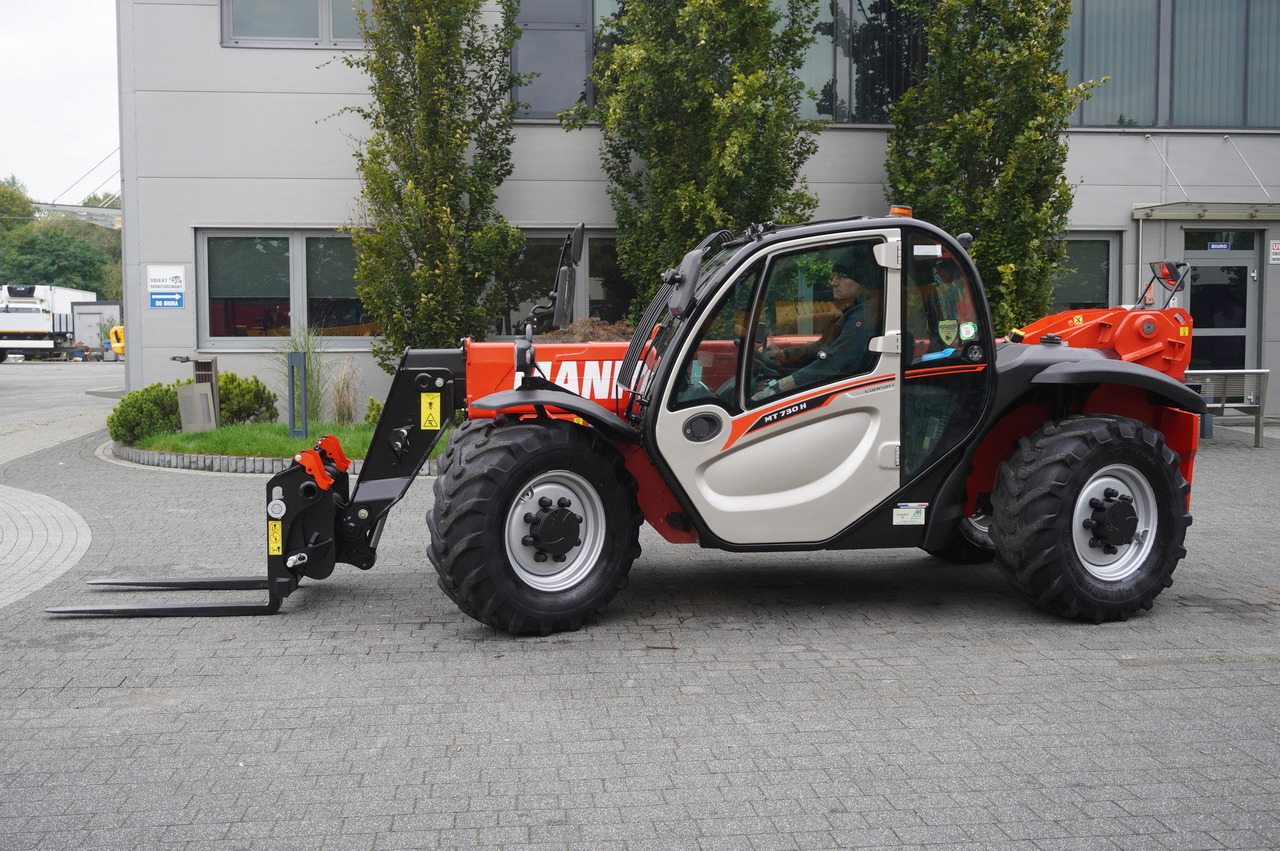 Teleskophjullastare MANITOU MT 730 H / 7 m reach / 3 t / height 190 cm / 2900 MTH! / Joystick: bild 23