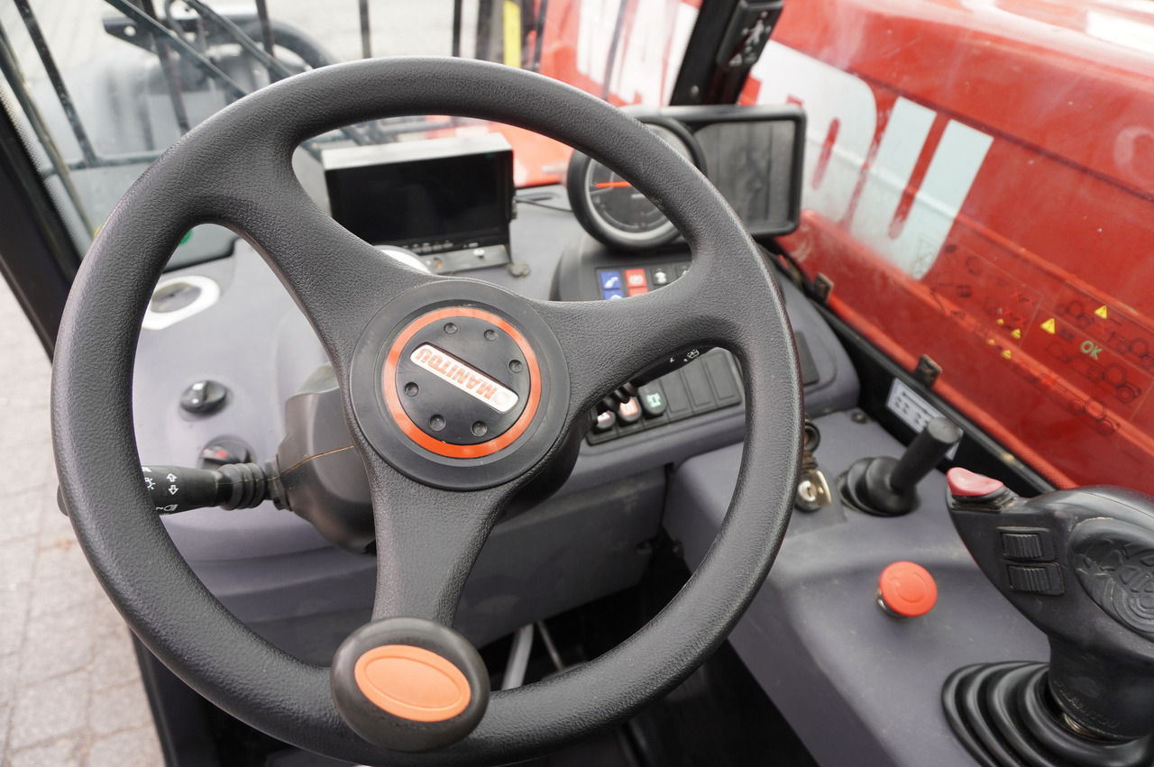 Teleskophjullastare MANITOU MT 730 H / 7 m reach / 3 t / height 190 cm / 2900 MTH! / Joystick: bild 27