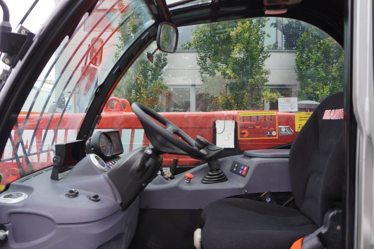 Teleskophjullastare MANITOU MT 730 H / 7 m reach / 3 t / height 190 cm / 2900 MTH! / Joystick: bild 26