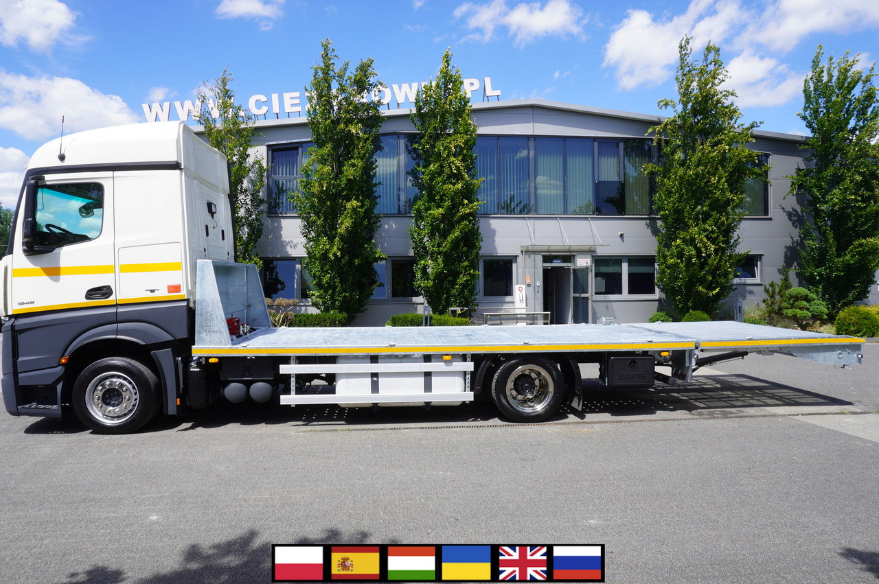 MERCEDES-BENZ Actros 1845 4×2 E6 / NEW tow truck platform 8.3 m / Sleeper cab - Bärgningsbil: bild 1 MERCEDES-BENZ Actros 1845 4×2 E6 / NEW tow truck platform 8.3 m / Sleeper cab - Bärgningsbil: bild 1