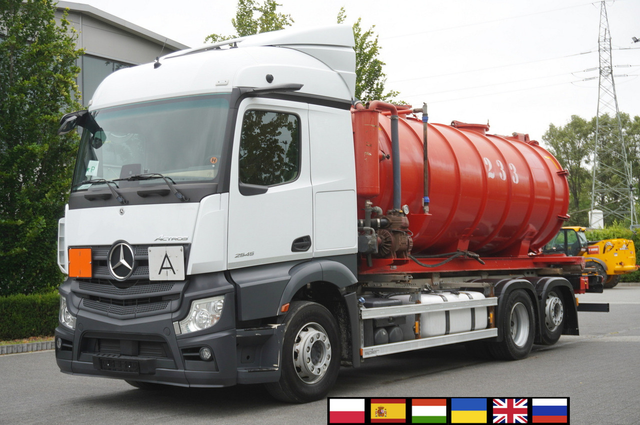 MERCEDES-BENZ Actros 2545 6 × 2 MP5 / NEW septic barrel 13000 L - Gödseltunna: bild 1 MERCEDES-BENZ Actros 2545 6 × 2 MP5 / NEW septic barrel 13000 L - Gödseltunna: bild 1