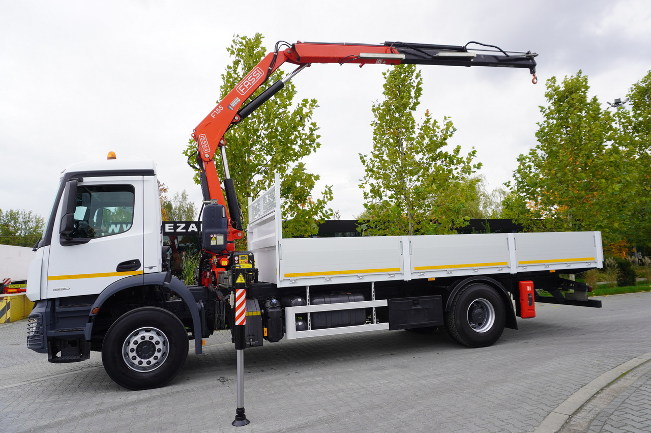 MERCEDES-BENZ Arocs 1830 / Flatbed 16 EPAL / HDS Fassi 155 / Reach 8 m / Load capacity 6160 kg - Kranbil: bild 5 MERCEDES-BENZ Arocs 1830 / Flatbed 16 EPAL / HDS Fassi 155 / Reach 8 m / Load capacity 6160 kg - Kranbil: bild 5