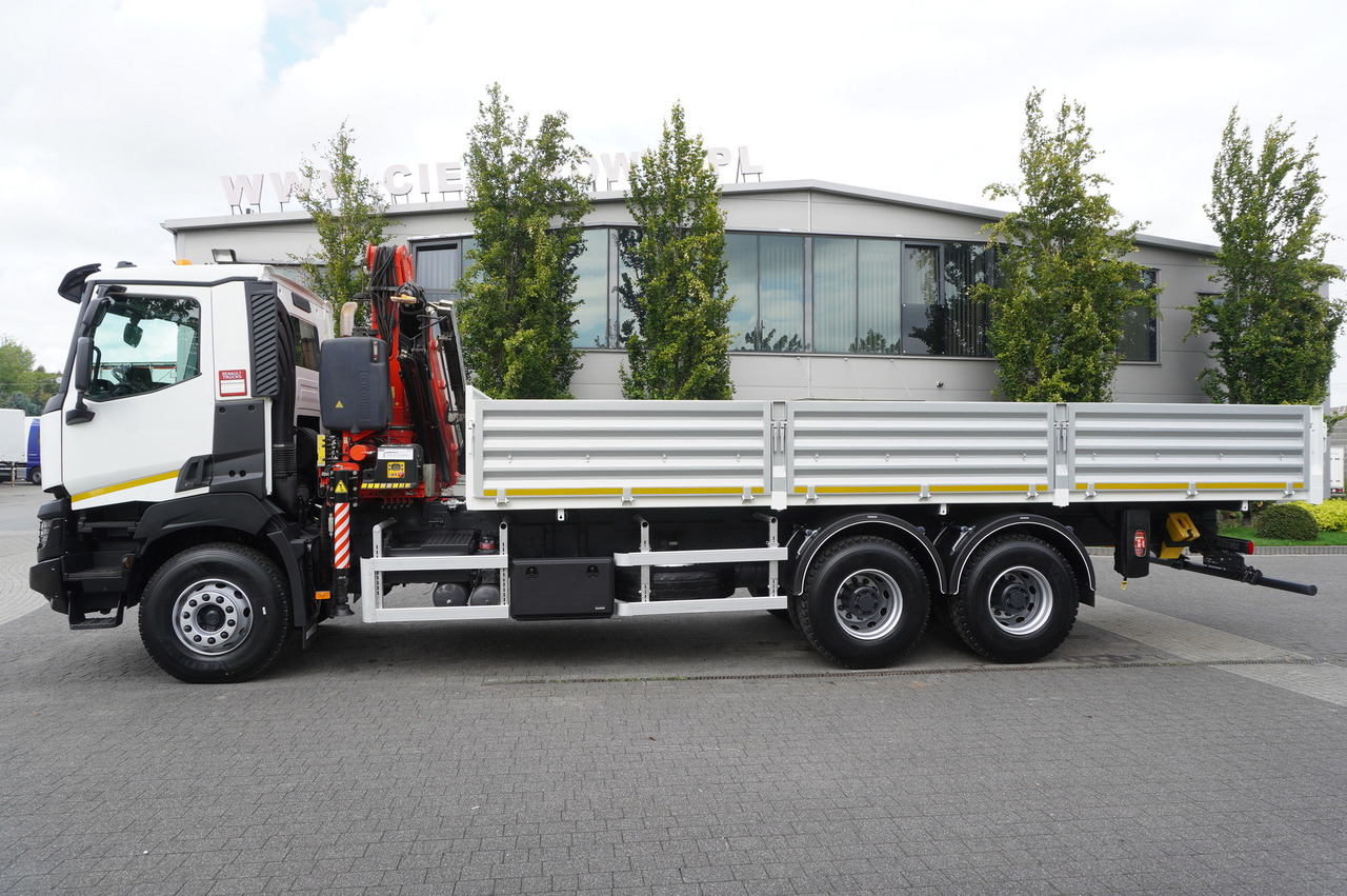 RENAULT K380 6×4 / FASSI F175 crane 7.85 t / 120 thousand km! / 2-sided tipper - Tippbil lastbil, Kranbil: bild 5 RENAULT K380 6×4 / FASSI F175 crane 7.85 t / 120 thousand km! / 2-sided tipper - Tippbil lastbil, Kranbil: bild 5
