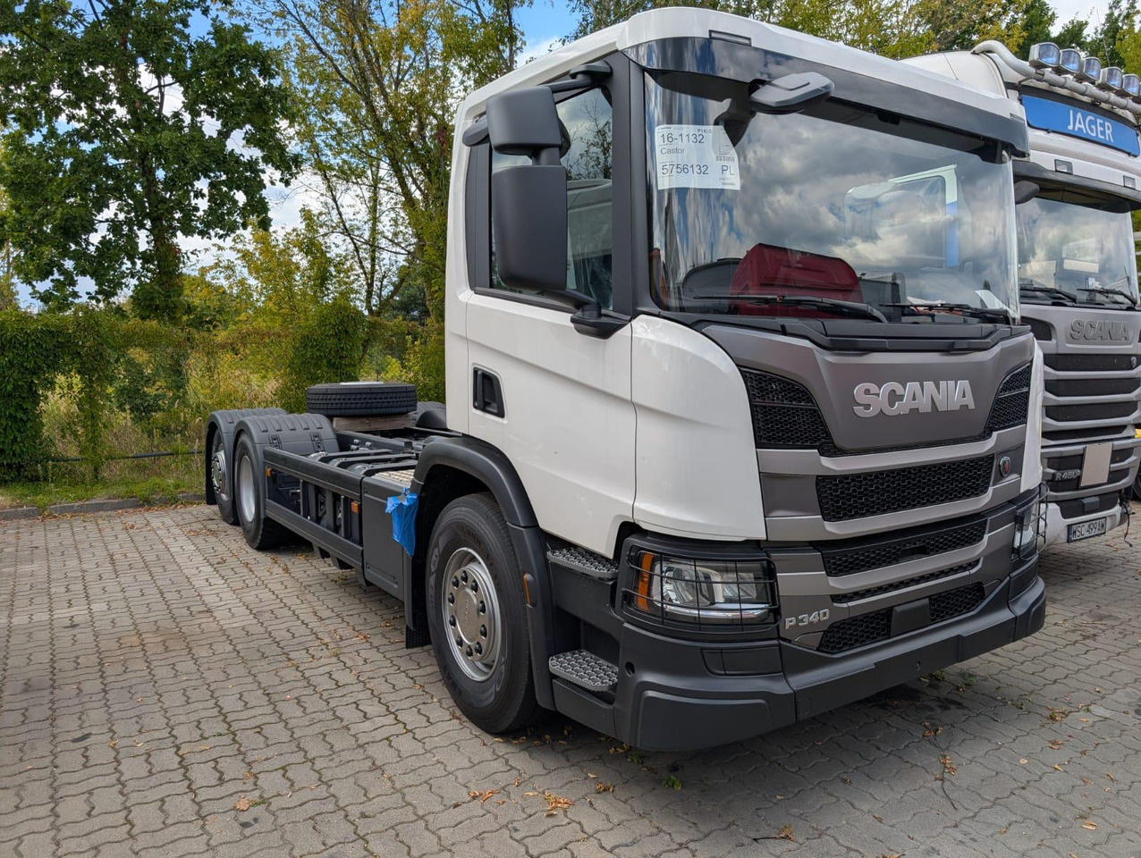 SCANIA P 340 B6x2*4NA / chassis frame / steering axle / CNG - Sopbil: bild 2 SCANIA P 340 B6x2*4NA / chassis frame / steering axle / CNG - Sopbil: bild 2