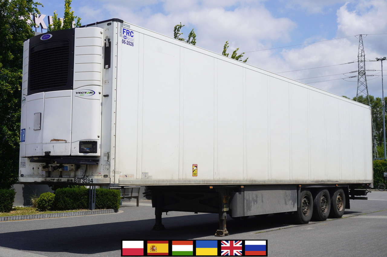 SCHMITZ refrigerator semi-trailer / Carrier Vector 1550 / 5 units - Kyl/ Frys semitrailer: bild 1 SCHMITZ refrigerator semi-trailer / Carrier Vector 1550 / 5 units - Kyl/ Frys semitrailer: bild 1