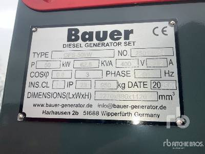 BAUER GENERATOREN GFS-50 ATS 62.5 kVA (Unused) - Elgenerator: bild 5 BAUER GENERATOREN GFS-50 ATS 62.5 kVA (Unused) - Elgenerator: bild 5