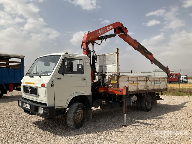 1992 MAN 10.150 Hiab 8080-3 on 4x2 Dump Truck with Crane - Slagklippare/ Slagslåtter: bild 1 1992 MAN 10.150 Hiab 8080-3 on 4x2 Dump Truck with Crane - Slagklippare/ Slagslåtter: bild 1