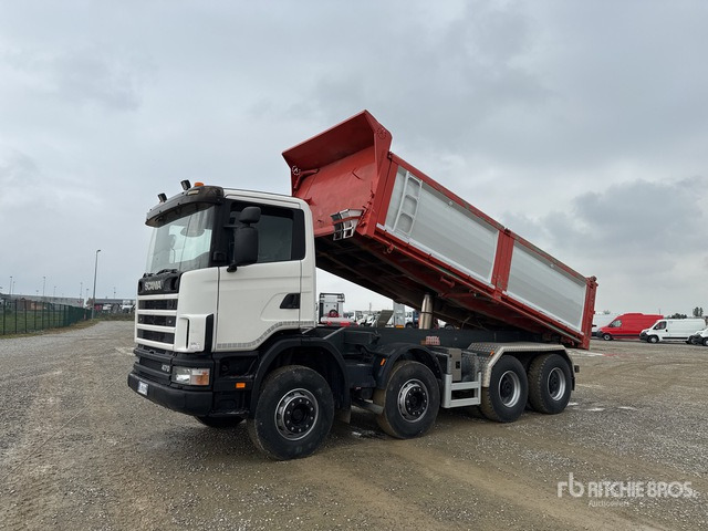 2003 Scania 124C470 8x4 Tri/A Dump Truck - Tippbil lastbil: bild 2 2003 Scania 124C470 8x4 Tri/A Dump Truck - Tippbil lastbil: bild 2