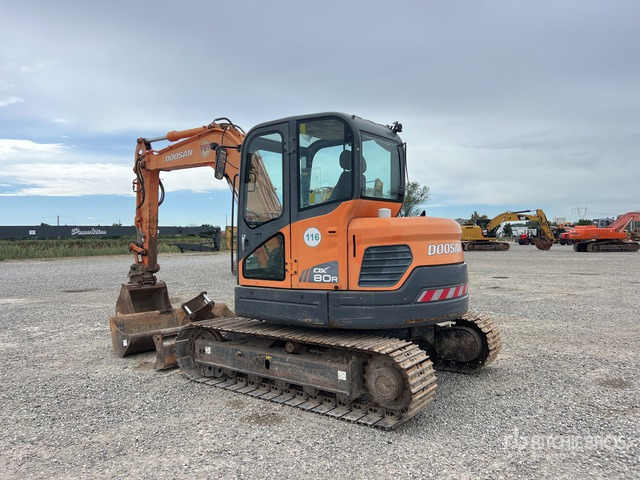 2009 Doosan DX80R Escavatore cingolato - Bandgrävare: bild 4 2009 Doosan DX80R Escavatore cingolato - Bandgrävare: bild 4